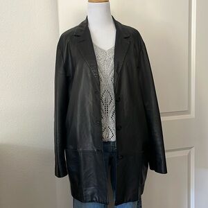 Loro Piana vintage leather coat